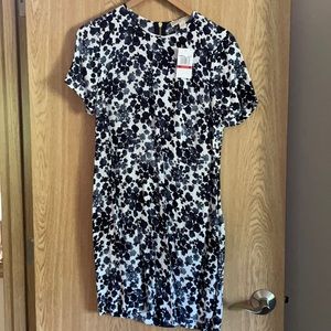 Michael Kors black and white floral dress size XS NWT